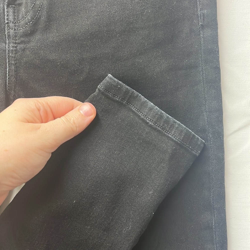 Current/ Elliott Black High‎ Rise Skinny Jeans- 25 - Picture 4 of 6